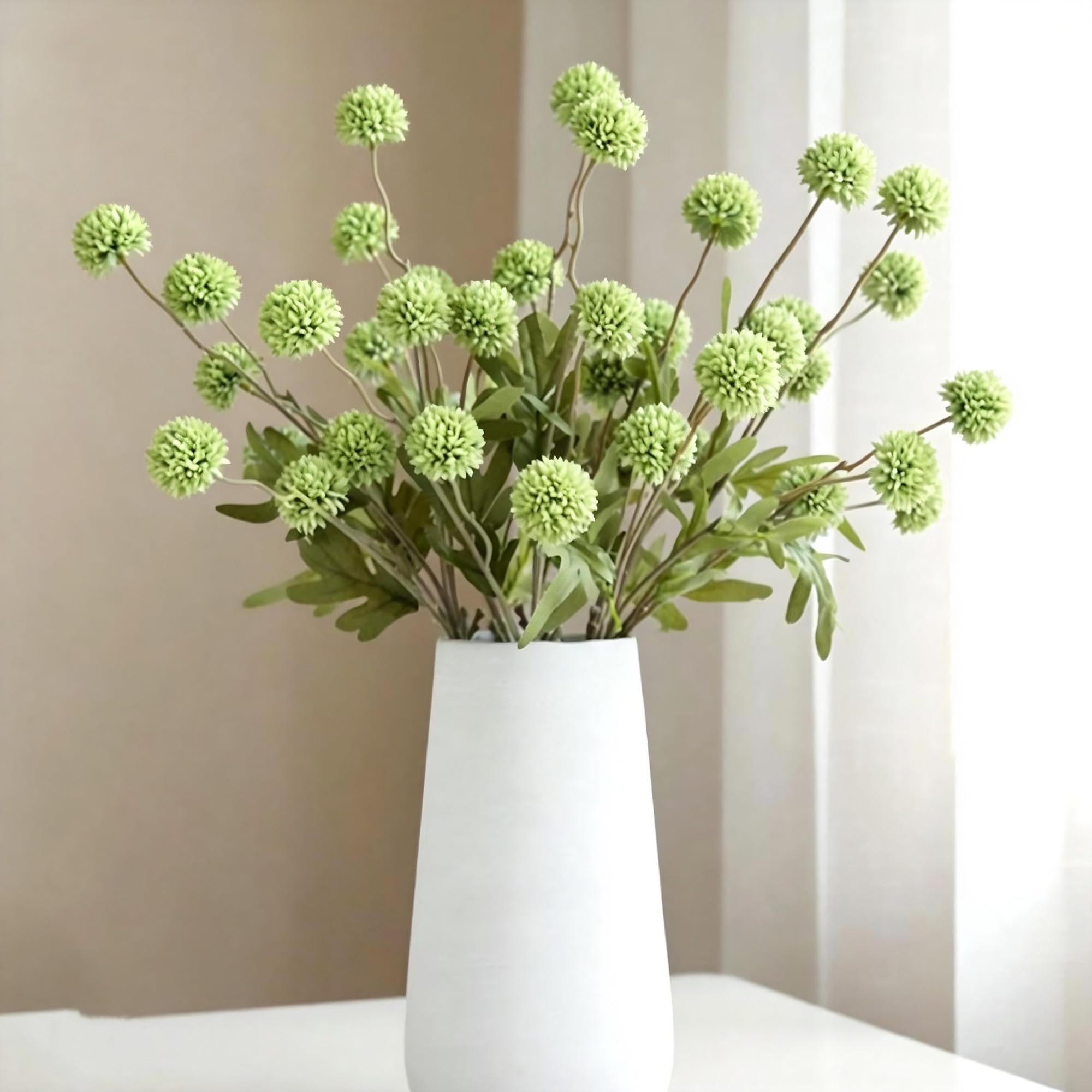MSIUE 10 Stems Green Button Mums