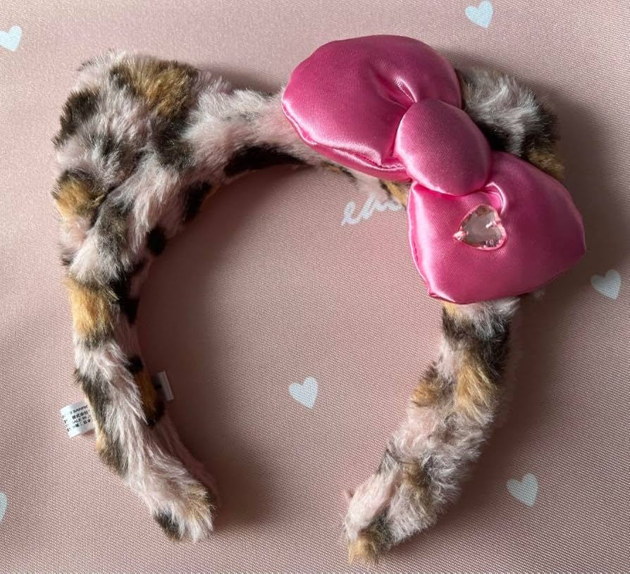 ヒョウカチューシャ ピンク Amazon.co.jp: ユニバ usj カチューシャ キテイちゃん ヒョウ柄