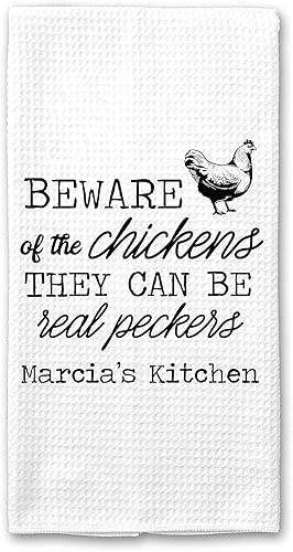 PERSONALIZED Chicken Mom Towel, Chicken, Chicken Gift, Chicken Lady, Chicken Farmer Gift, Backyard Farmer Gift, Chicken Mom Gift