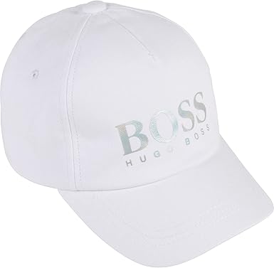 Boss Casquette A Imprime Irise Enfant Blanc 54 Amazon Fr Vetements