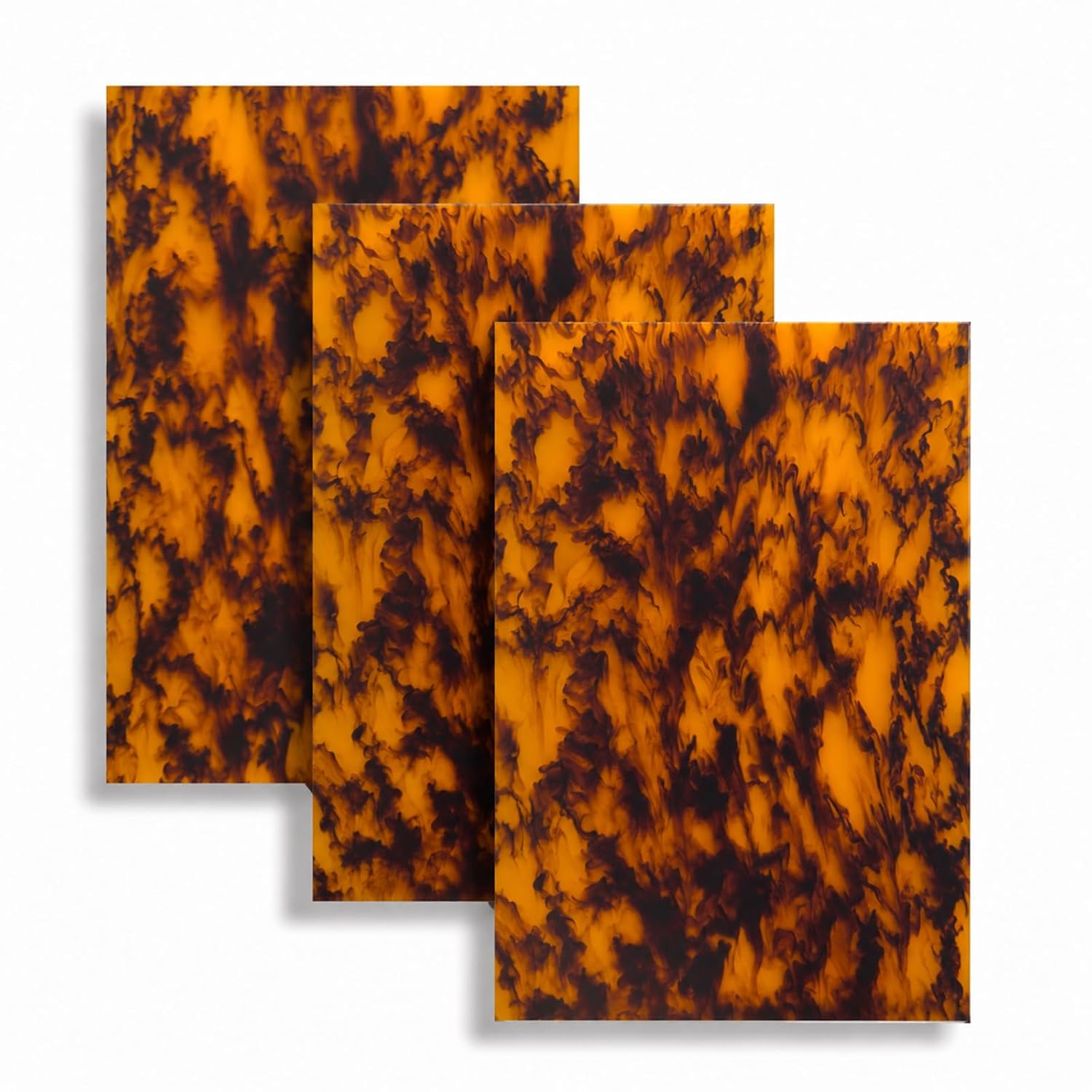 TOEPODO Smoky Swirl Cast Acrylic Sheets 1/8 Thick Acrylic Smoky Translucent for Laser Cutting and Engraving DIY Crafts Home/Festival Deco(3,Smoky,8x12inch)