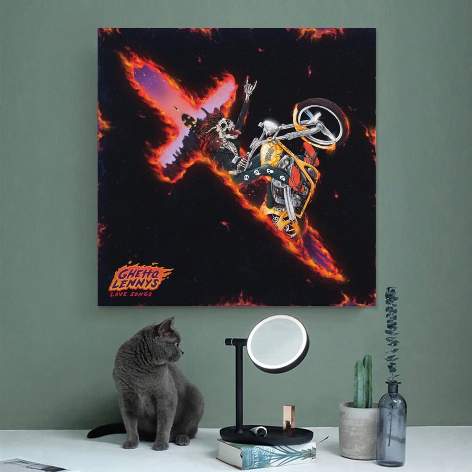 Amazon.com: BRYMOR Saint Jhn Ghetto Lenny's Love Songs Canvas