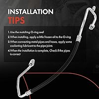 Vista 6 de A-Premium Conjunto de manguera de línea de descarga de A/C compatible con Hyundai Elantra 2019-2020 L4 2.0L, compresor a condensador