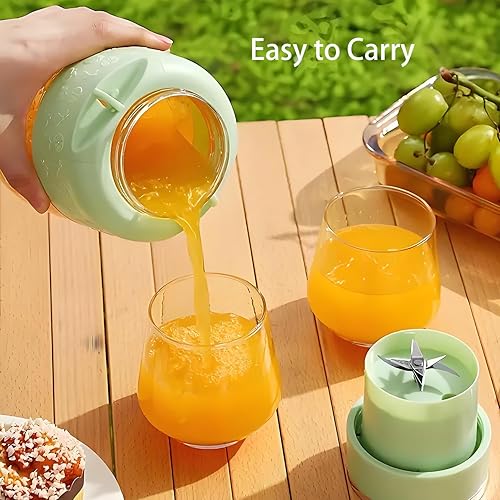 Miniatura 5 de Honitra Licuadora portátil, 27.1 fl oz, licuadora portátil inalámbrica y recargable, con correa desmontable, jugos de frutas y verduras, batidos de