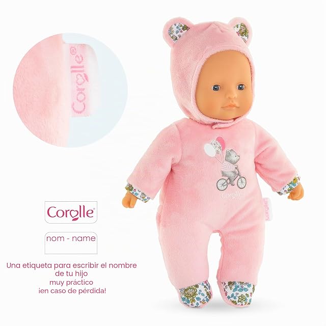 Foto 5 de 7 de Corolle - Mon Doudou, Pti'Coeur Bear Rose, poupon, 30 cm, a Partir de 9 Meses, 9000100700