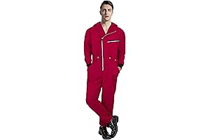 La Casa De Papel Men's Red Jumpsuit Halloween Cosplay Costume