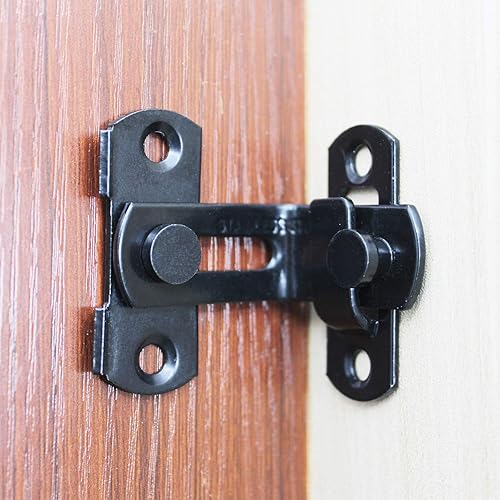 Miniatura 7 de Paquete de 2 cerraduras de puerta de granero de acero inoxidable, cerradura de cerca, cerrojo de seguridad, cerrojo para ventana, puerta, gabinete,