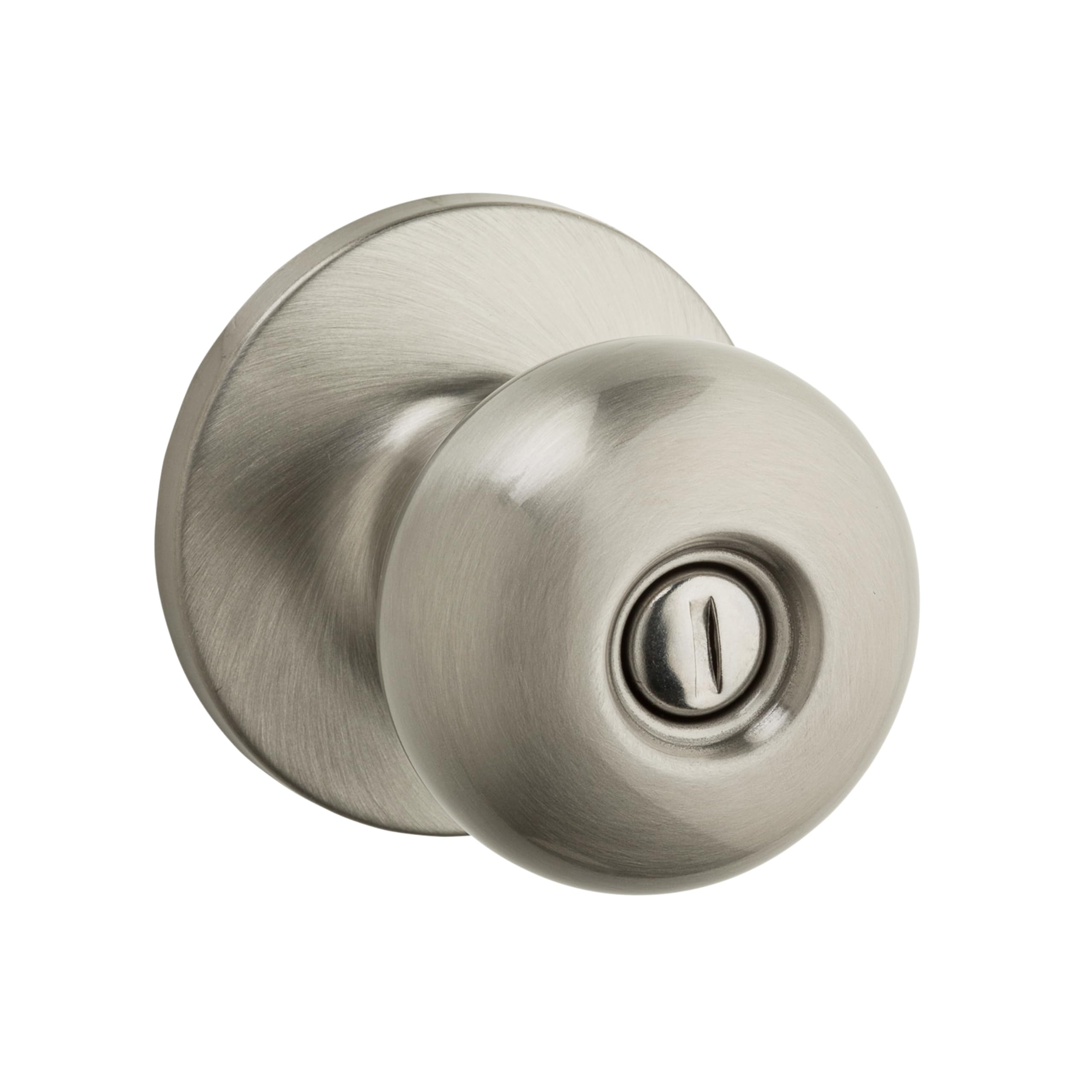 Safe Lock By Kwikset Satin Nickel Safe Lock, Athens Knob, Privacy For Bedroom Or Bathroom, Finish