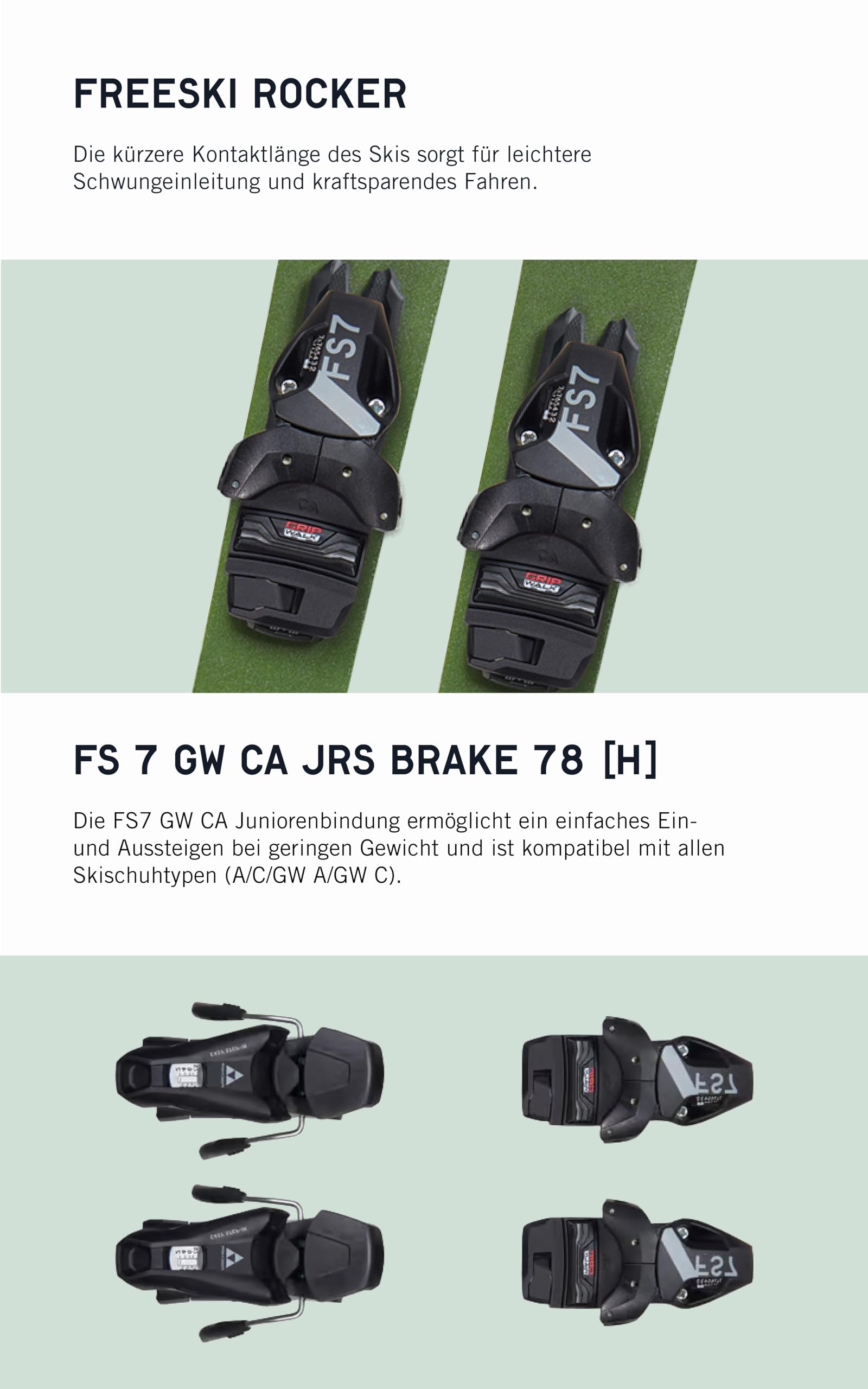 Fischer Kinder Skier Ranger Team JRS 101 cm - Für schnelle Flips und Drehungen, Identische Fahreigenschaften Regular und Fakie, Oliv