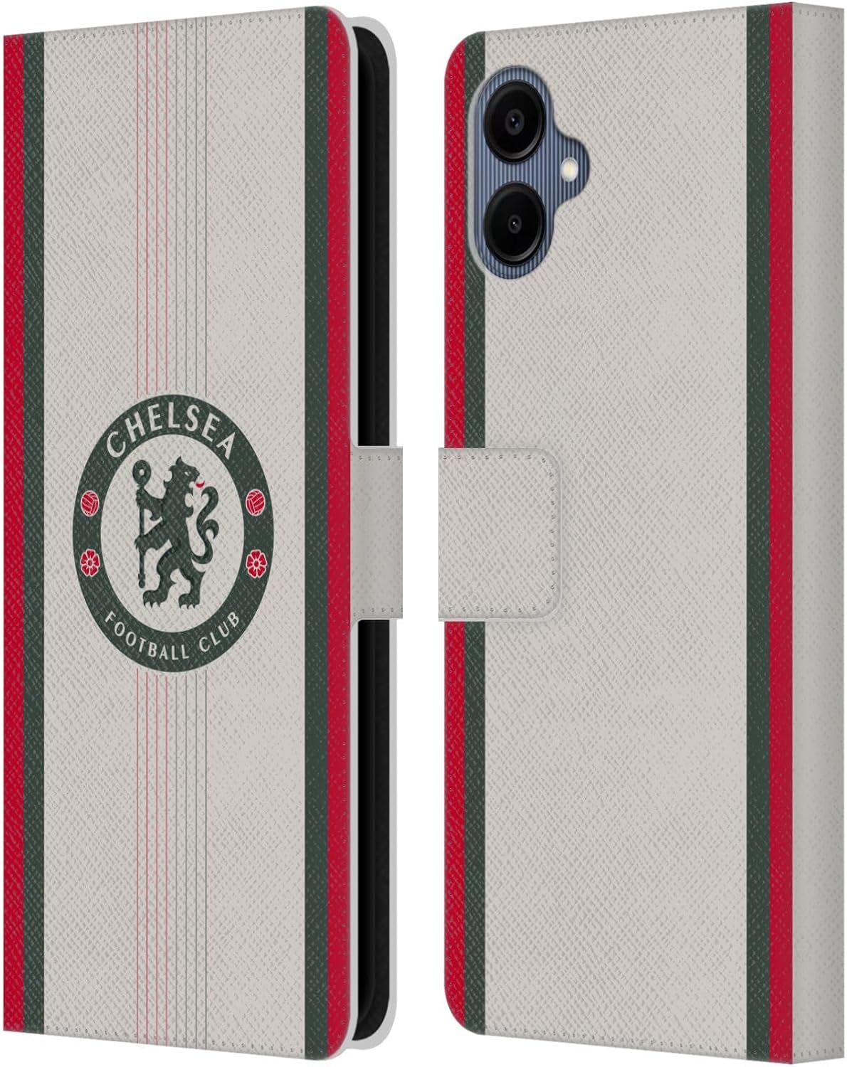 Head Case Designs Officially Licensed Chelsea Football Club Away 2025/26 Kit Leather Flip Case Compatible with Samsung Galaxy A06 4G / 5G