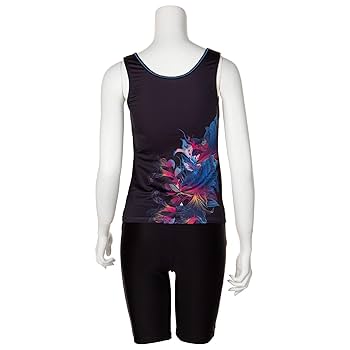 Amazon.co.jp: エヌピー(NP) スナップ付き セパレート水着 黒 21