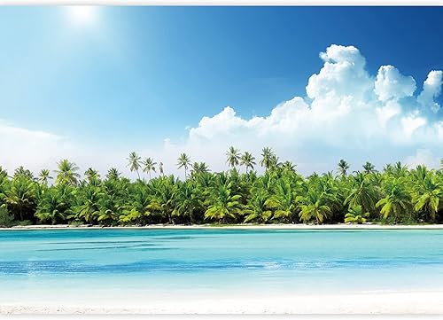 Miniatura 10 de SIGNWIN Mural de pared con vista al mar azul y playa extraíble, autoadhesivo, decoración de pared para dormitorio, sala de estar, 66 x 96 pulgadas