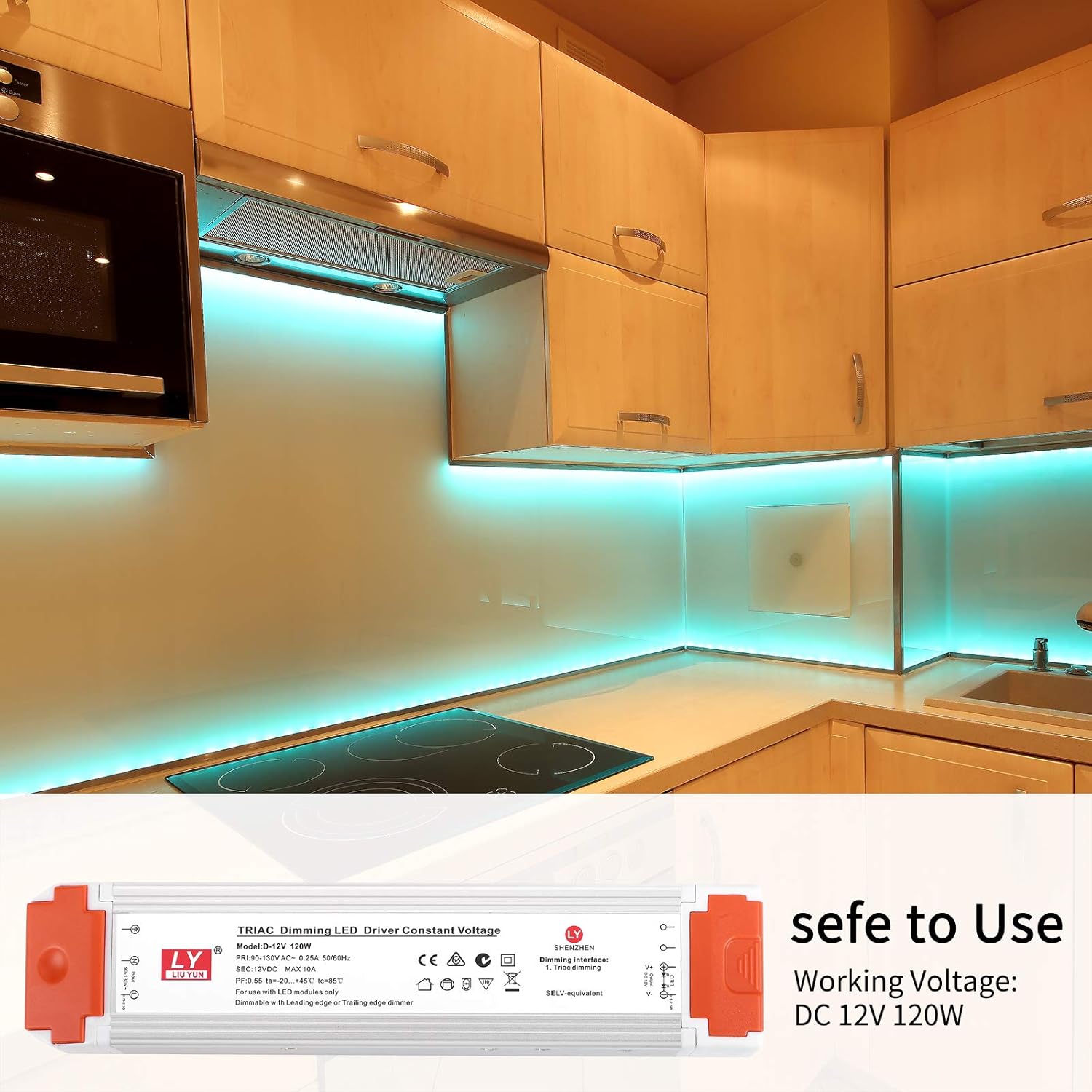 Hоttеѕt Sаlеѕ Dimmable LED driver DC12V 120W universal regulated switching power supply, dimmable power supply with dimmer Dimmable low voltage transformer Compatible with Lutron and Leviton for LED Strip Lights