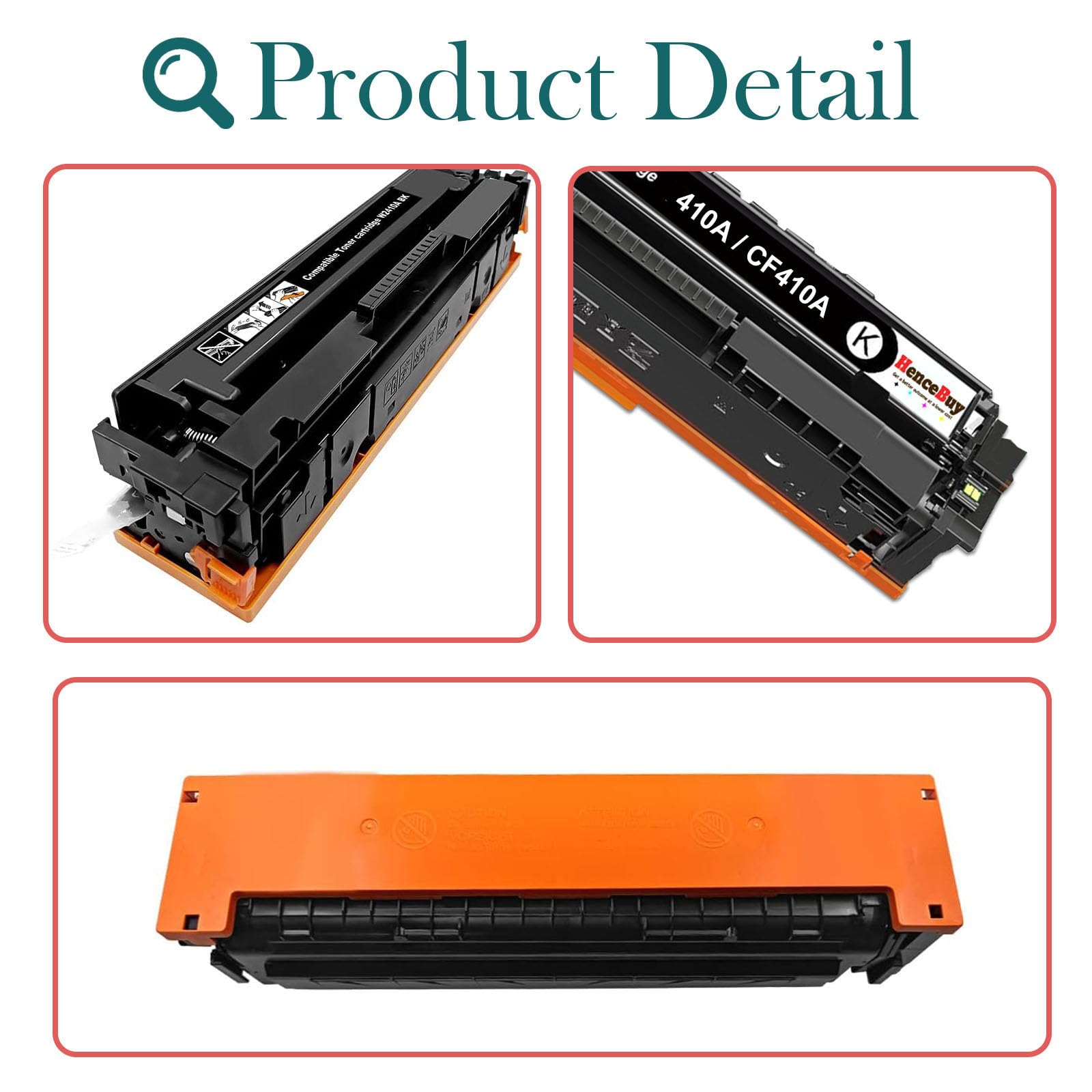 Kasety z tonerem 415A wielopak kompatybilny z HP 415A 415X dla Color LaserJet Pro MFP M479fnw M479fdn M479dw M454dn M454dw M479 W2030A W2031A W2032A W2033A czarny cyjan żółty Magenta