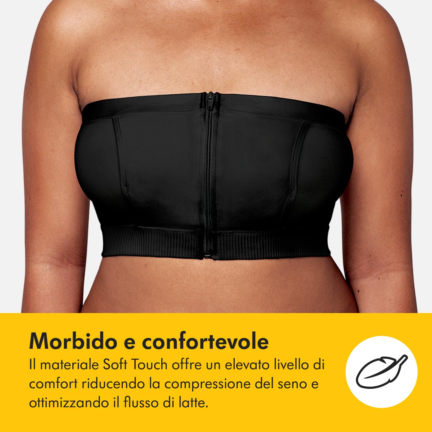 Medela Hands-Free, Corpetto per l'estrazione a Mani libere, Reggiseno per estrarre Comodamente, con Adaptive Stretch