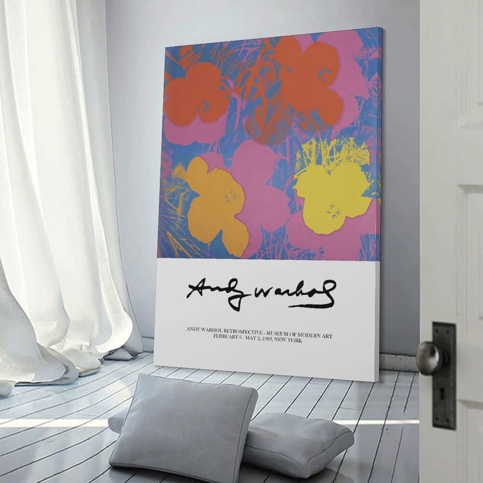 Amazon.com: FUCMI Andy Warhol Sunset Canvas Wall Art Print, Pop