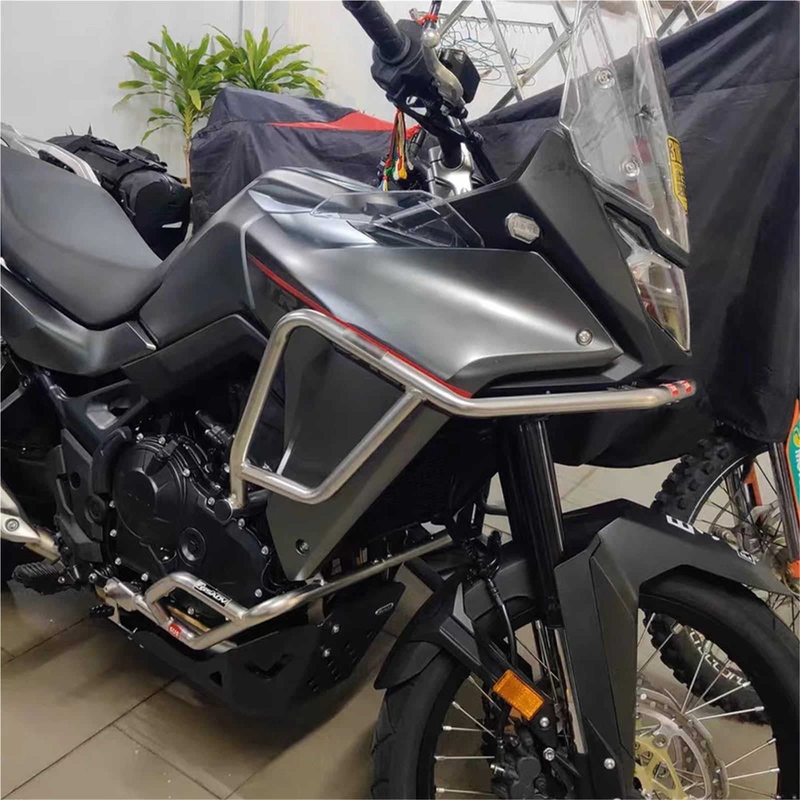 Do XL750 TRANSALP 750 2023 2024 Listwy zabezpieczające ramę Osłona silnika Wypadek Do autostradzie owiewki osłona Podwozie Spoiler