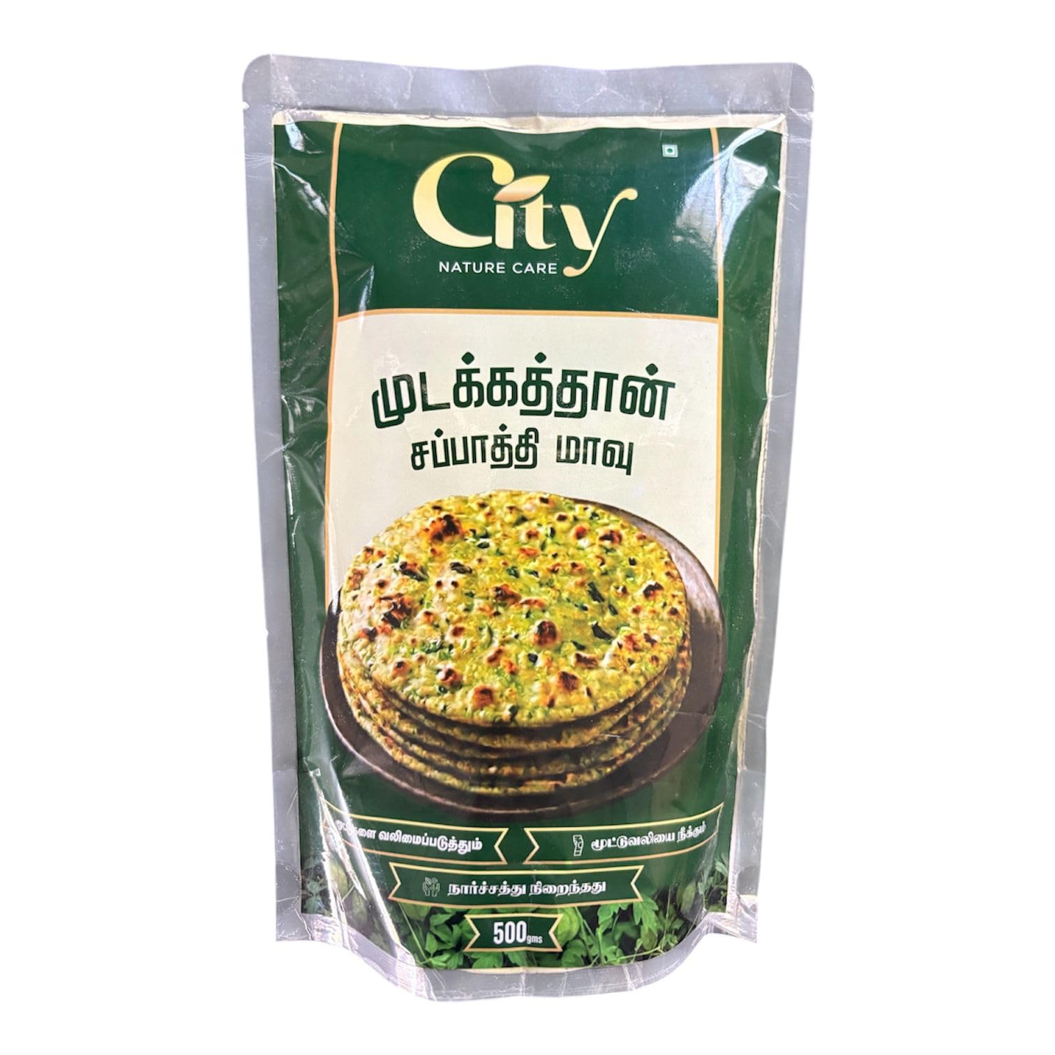 City Nature Care Mudakathan Chappathi Flour, Multi-Grain Mix Powder, with Moringa Leaves, Suitable for Dosa, 500g-image-31