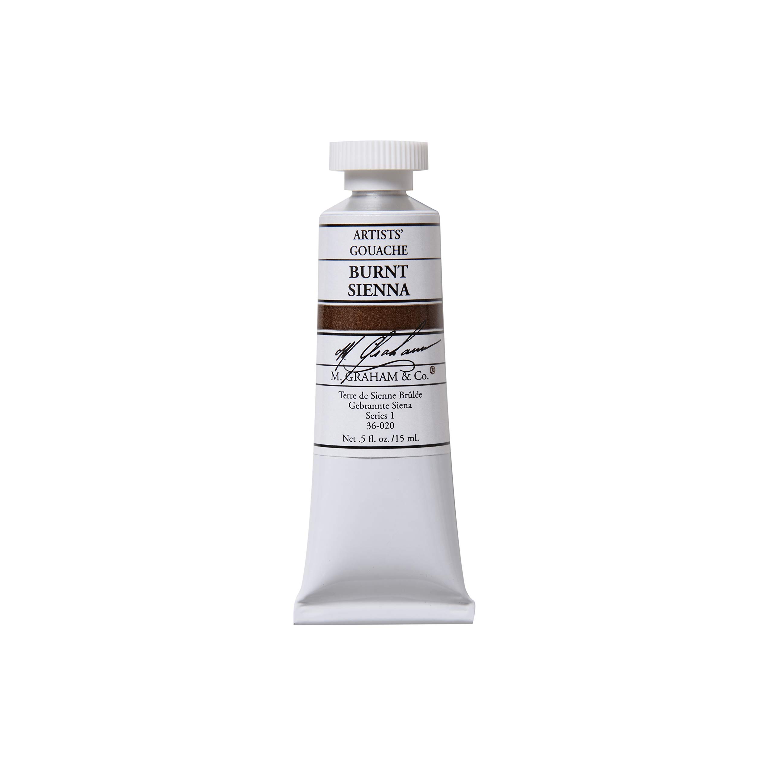 M. Graham 30ml Tube Gouache Paint, Burnt Sienna