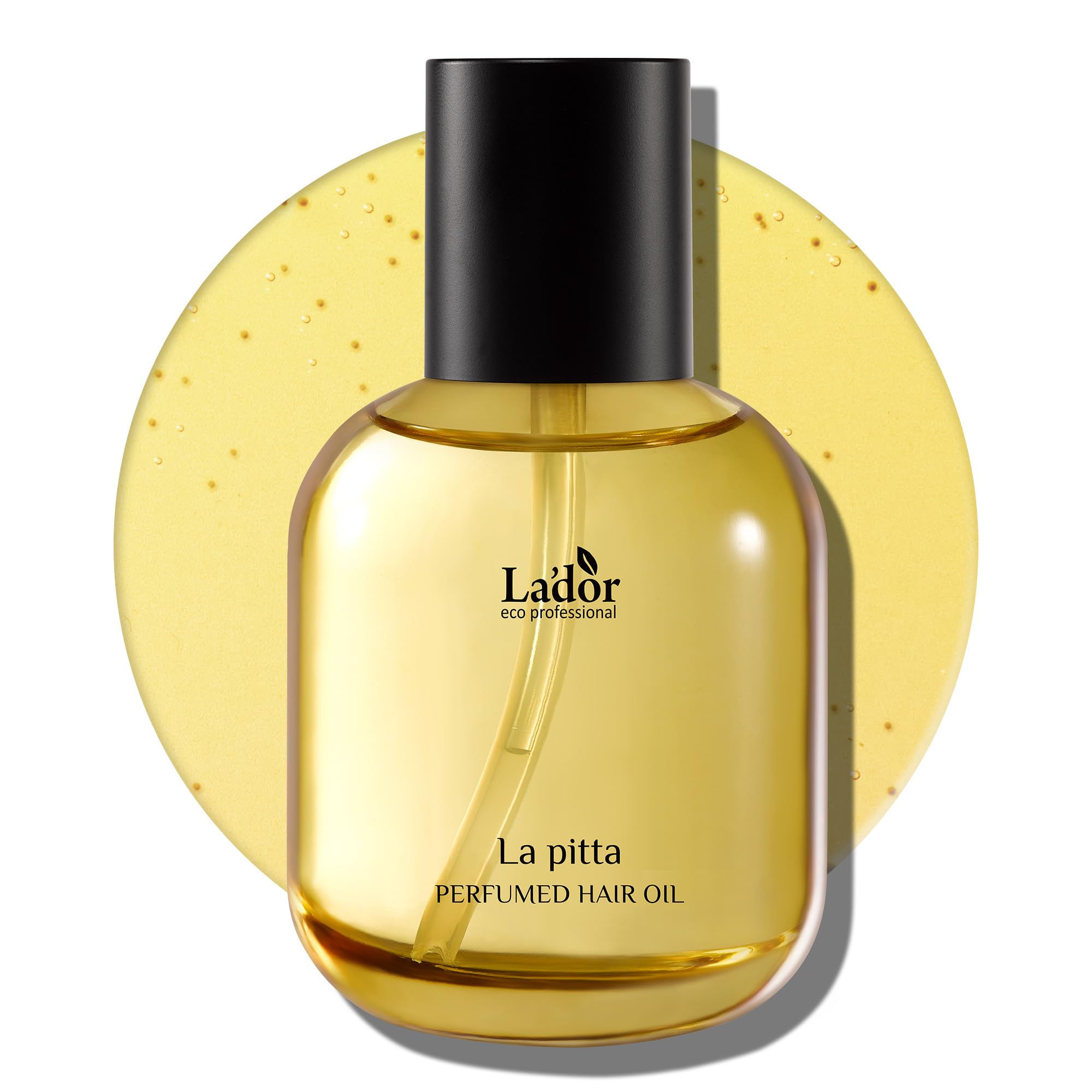 LADOR Hair Perfume Oil for Dry Damaged Hair - Anti Frizz Nourishing Fragrance Gloss Oil Serum Leave-In Conditioner Hold Curls & Waves Free of Sulfate Paraben Alcohol 2.7 Fl Oz 01 La Pitta Korean
