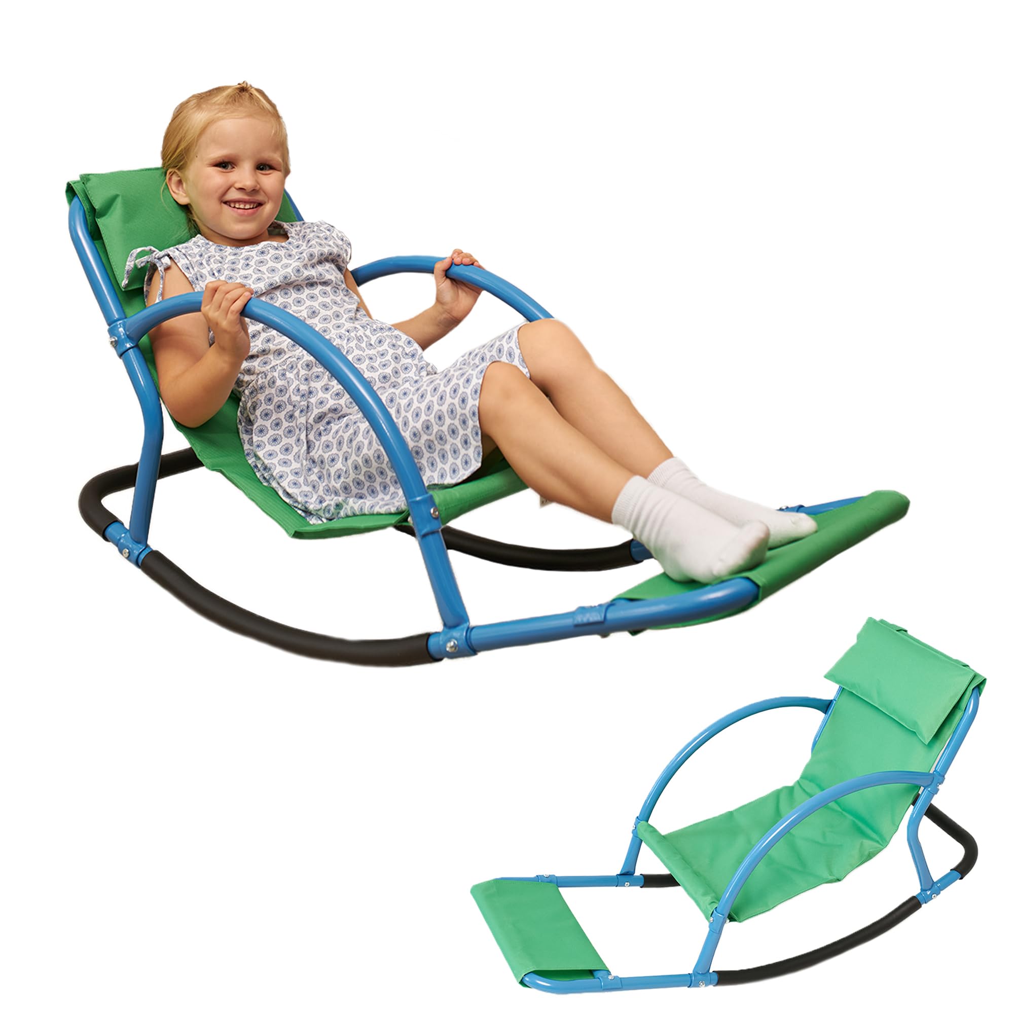 ODOXIA Kids Sensory Rocking Chair | Sensory Floor Rocker | Special Needs Chair for Child | Autism Equipment, Ages Toddler, Teeter, Totter