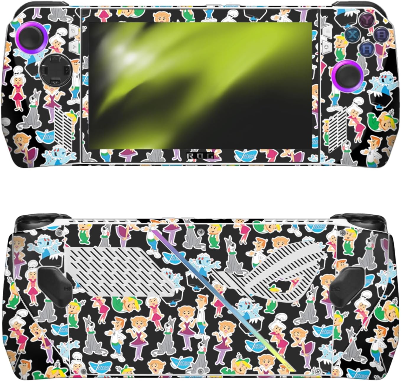 Head Case Designs Officially Licensed The Jetsons Group Graphics Vinyl Sticker Skin Decal Cover Compatible with Asus ROG Ally
