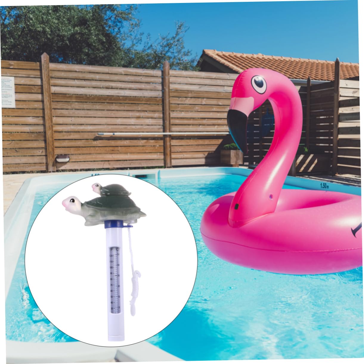 POPETPOP 3pezzi Termometro Galleggiante Cartoon Forma Di Misuratore Di Temperatura Per Vasche Da Bagno e Piscine Design Attraente