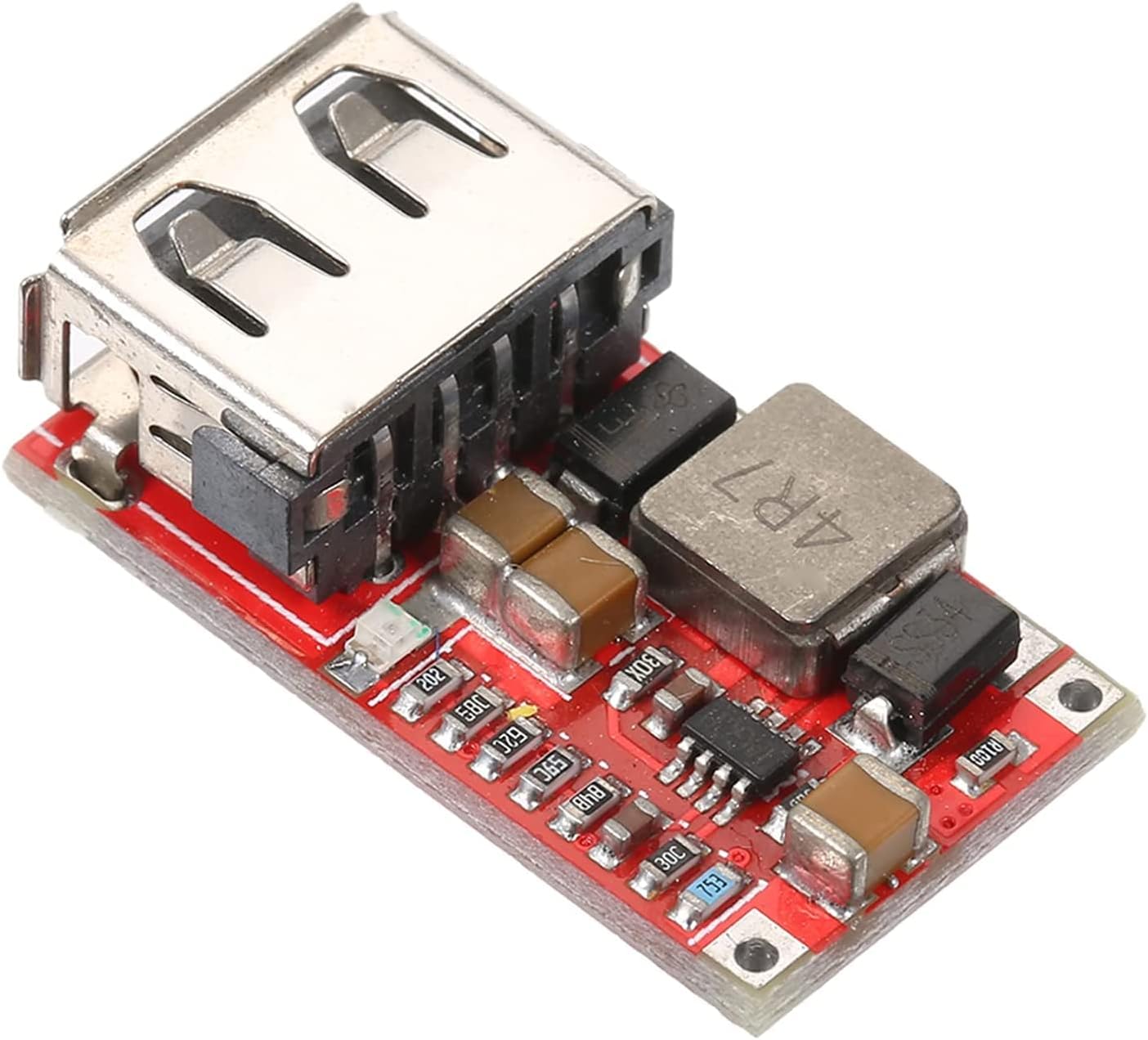 RIV International DC-DC Buck Step Down Module 6-24V 12V to 5V 3A USB Charger Module