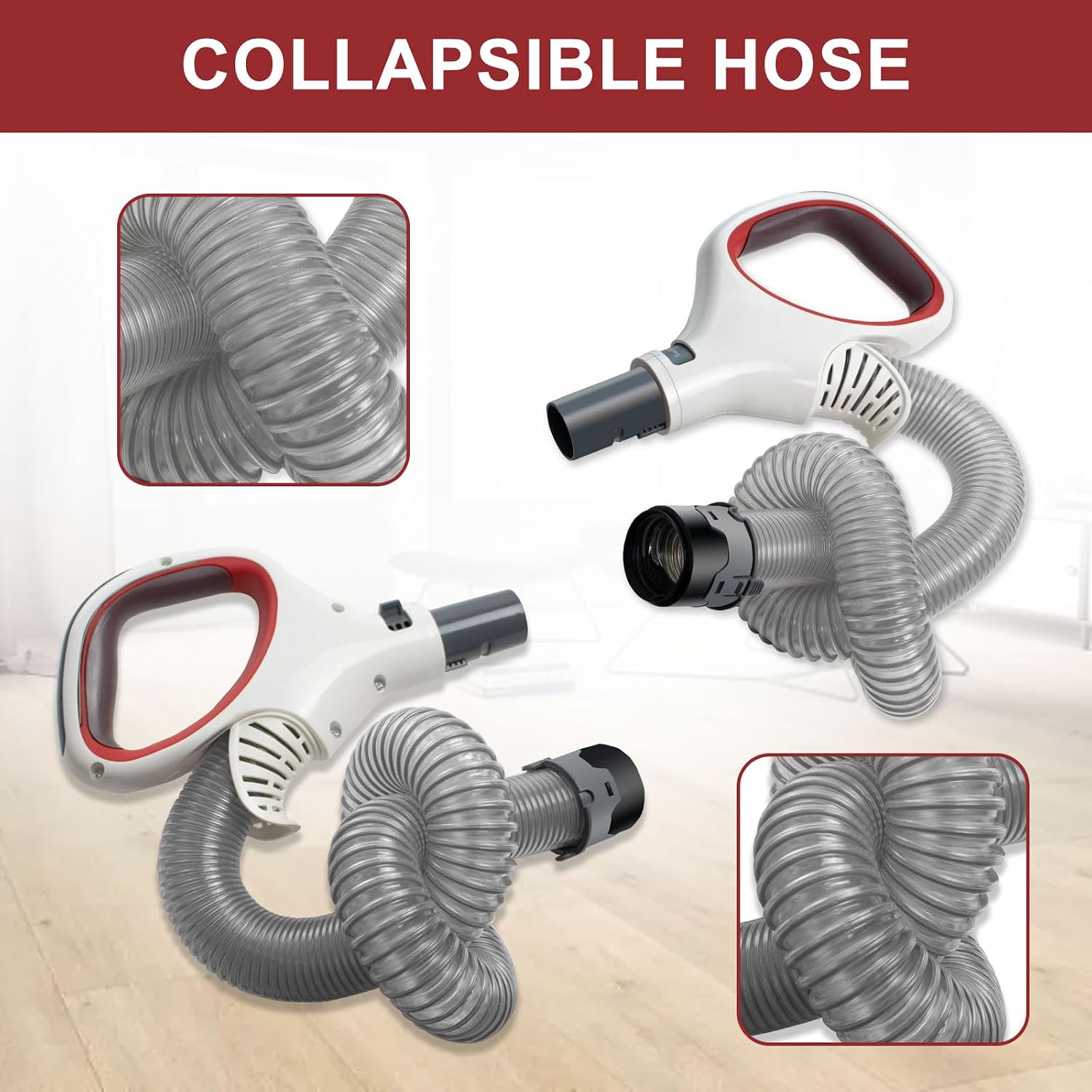 Replacement Hose Handle Compatible with Shark Rotator Lift-Away Vacuum NV500 NV501 NV502 UV560 NV505 NV501c NV520QPR NV520QR NV550 NV520