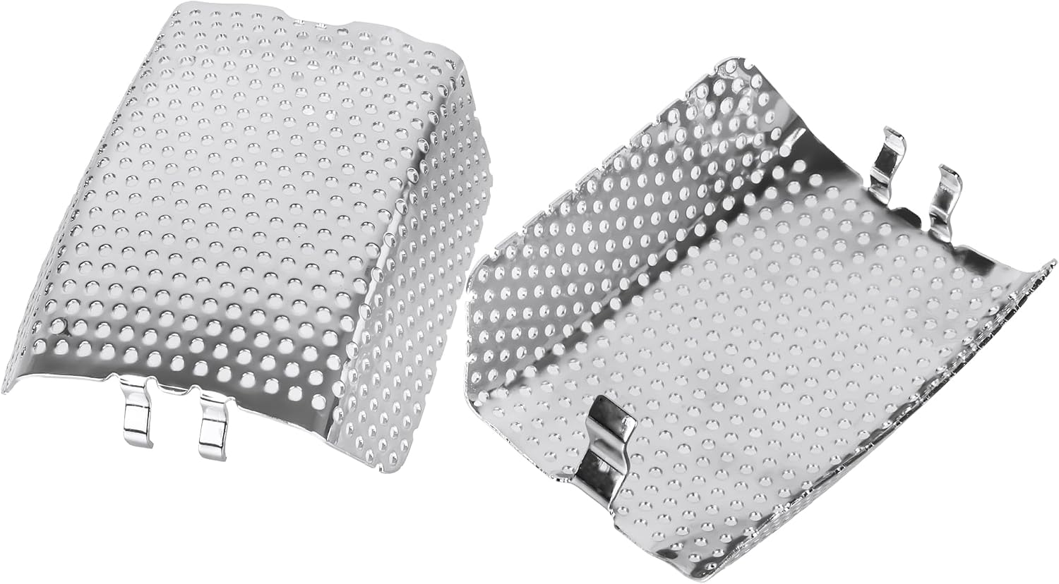 Motorcycle Front Caliper Brake Covers, Inserted Caliper Protective Guards Fits for Harley Davidson Touring, Road King, Electra Street Glide FLHT, FLHX & V-Road Models 2006-2019, Chrome 1 Pair