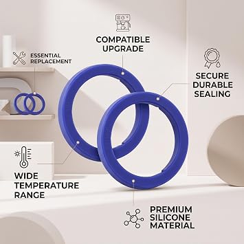 Coffee Machine Sealing Ring, Set Gasket, Punch Gasket Suitable for Cafelat Coffee Machine EXPOBAR E61faema Rocket Kees Decent