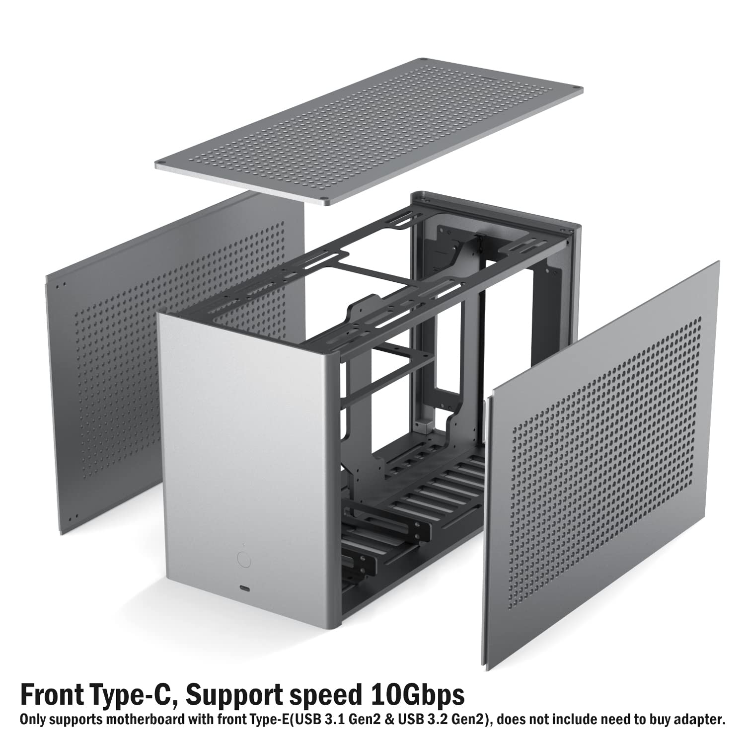 Amazon.co.jp: AKLLA A4 Pro SFF 小型 Mini-ITX ケース、2-3スロット