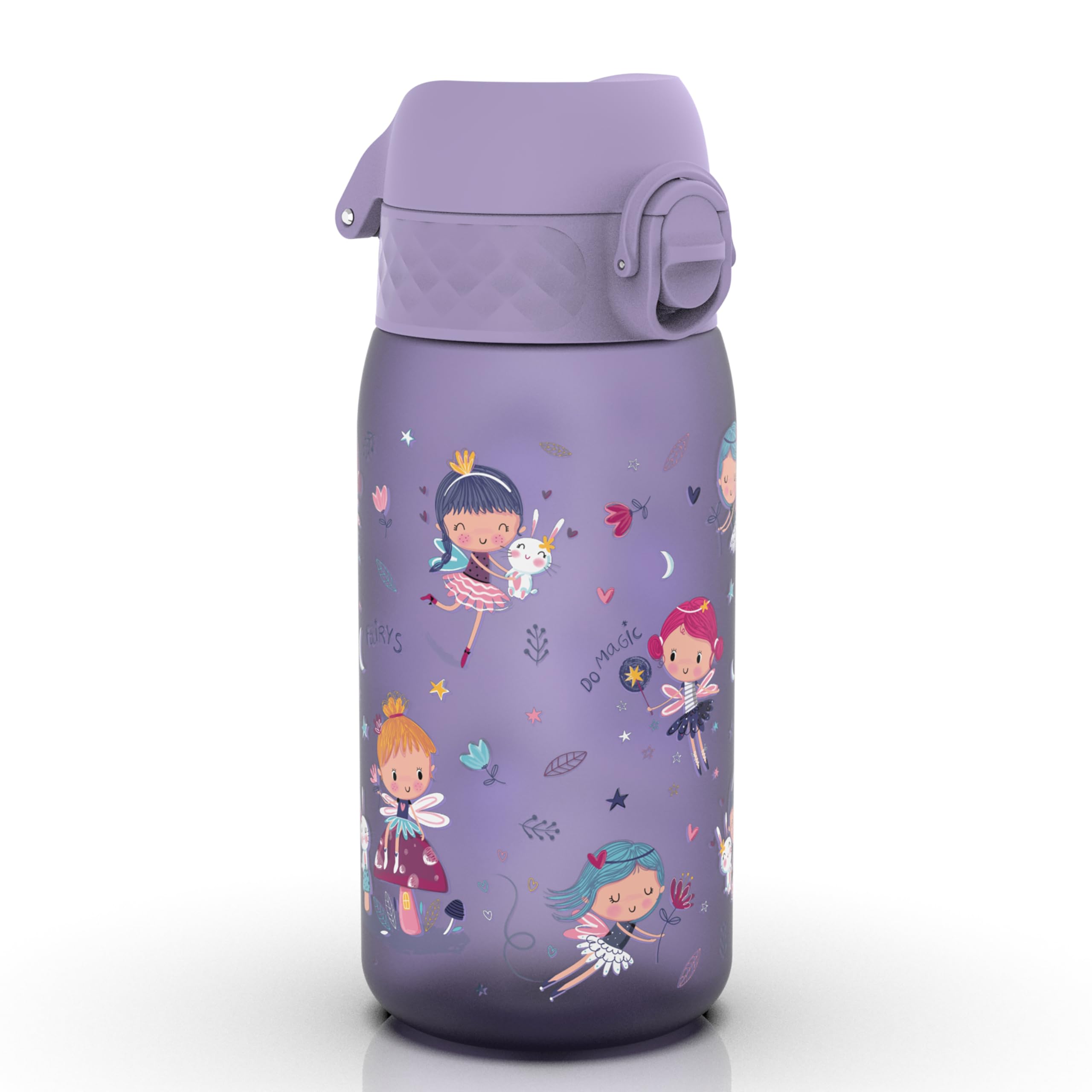 Ion8 Kids Water Bottles, 350ml/12oz, BPA Free, Leakproof, Dishwasher Safe, Easy Open, Secure Lock