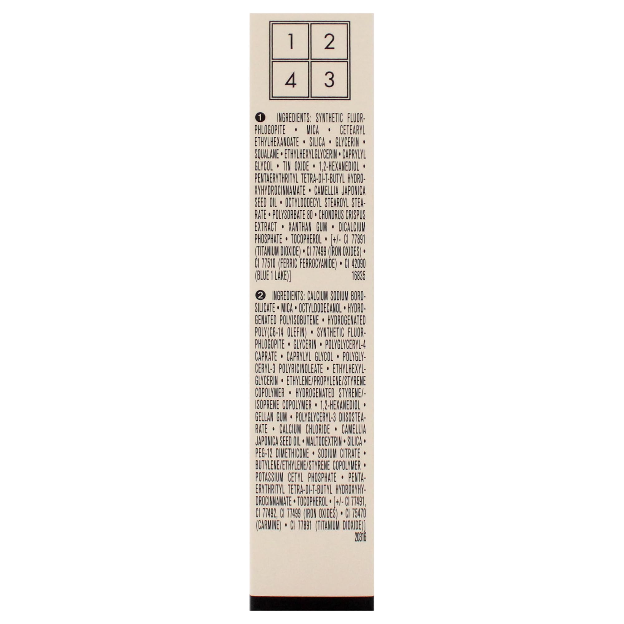 Gue ombres g 4 coleurs n.360