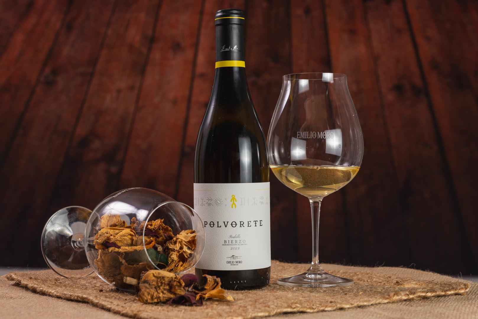 EMILIO MORO - Polvorete, Vino Blanco Afrutado, Variedad Godello, El Bierzo - Pack de 6 Botellas x 750 ml