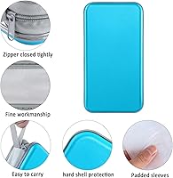 Vista 2 de Estuche para CD, Siveit Soporte para Estuche de DVD Capacidad de 96 de Plástico Duro CD DVD Estuches de Discos Carpeta Billetera de Almacenamiento