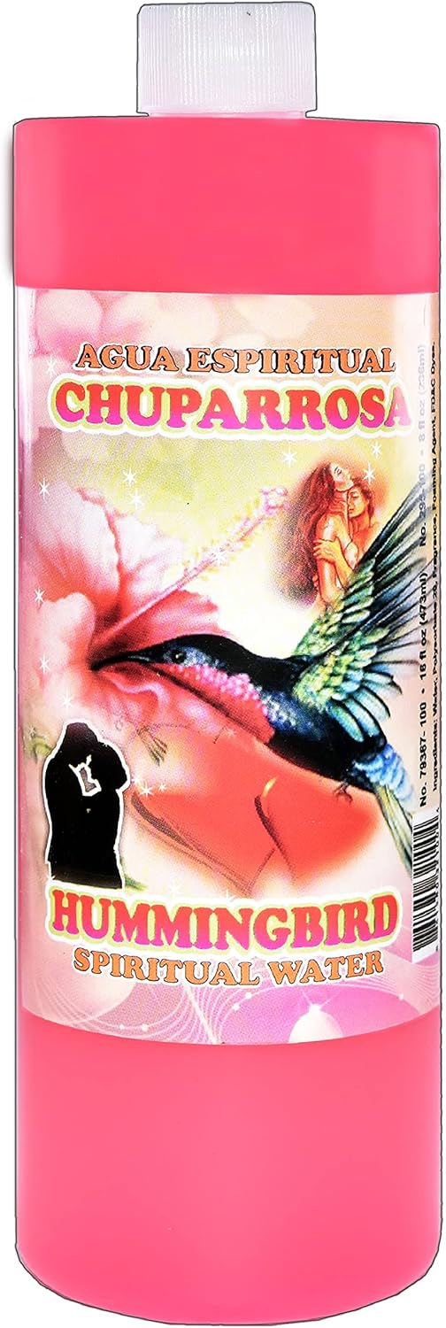 MISTIC 3 BOTTLES HUMMINGBIRD SPIRITUAL WATER- CHUPAROSA AGUA ESPIRITUAL 16OZ - MAGICK PAGAN
