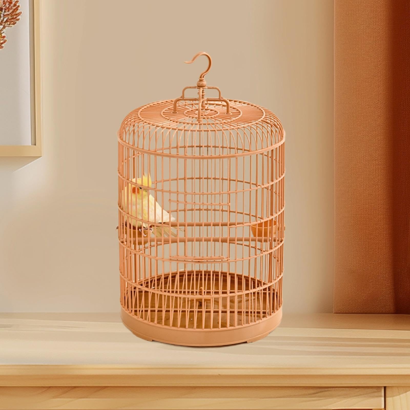 Amazon | Cuticate 鳥かご 吊り下げケージ 吊り下げ式 フード