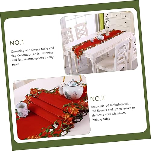 Miniatura 5 de Camino de mesa de Navidad, camino de mesa de corte, bufanda de algodón y lino, caminos de mesa de Navidad, bufanda de chimenea, mantel de mesa,