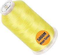 Vista 117 de New brothread - Bobina única de 5000 m de hilo de poliéster para máquina de bordar 40WT para máquinas comerciales y domésticas - Marigold