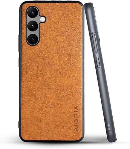 Miniatura 6 de AIORIA Funda protectora completa para Samsung Galaxy A54, funda de cuero premium para teléfono con diseño retro para Samsung Galaxy A54 5G (naranja)