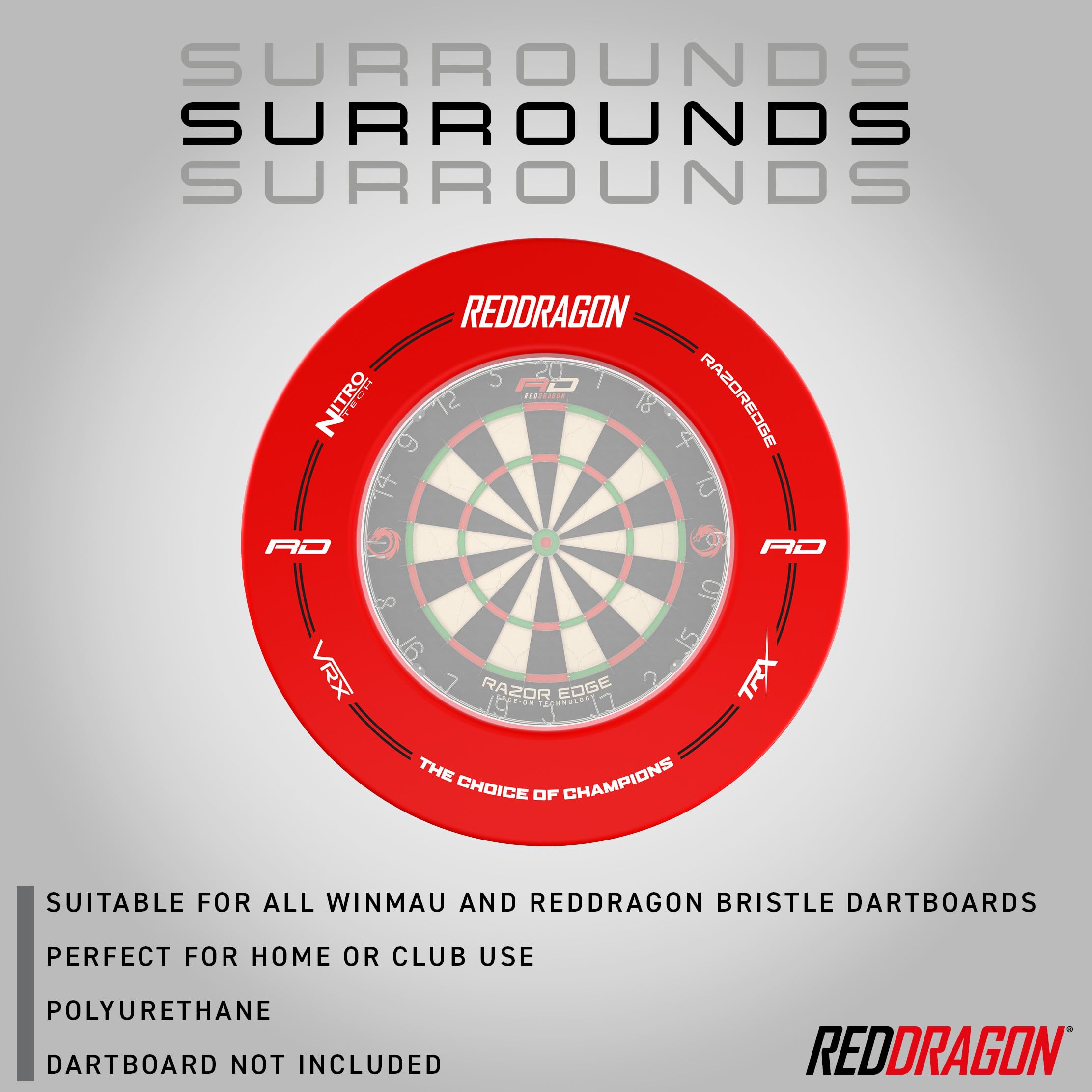 Drago Rosso Dartboard Surround