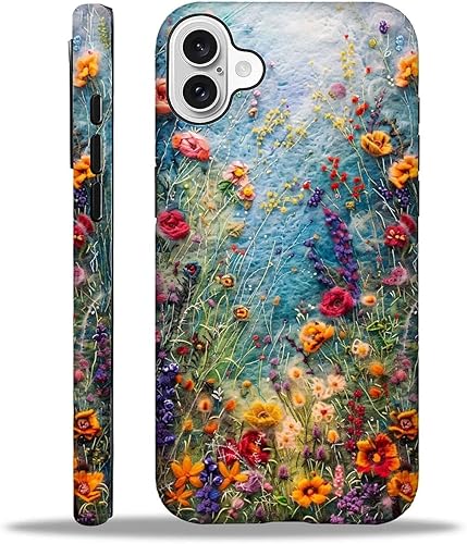 Miniatura 154 de Funda para iPhone 11 Pro Max, flores rojas coloridas 2 en 1, carcasa rígida + silicona, a prueba de golpes, protección contra caídas compatible con