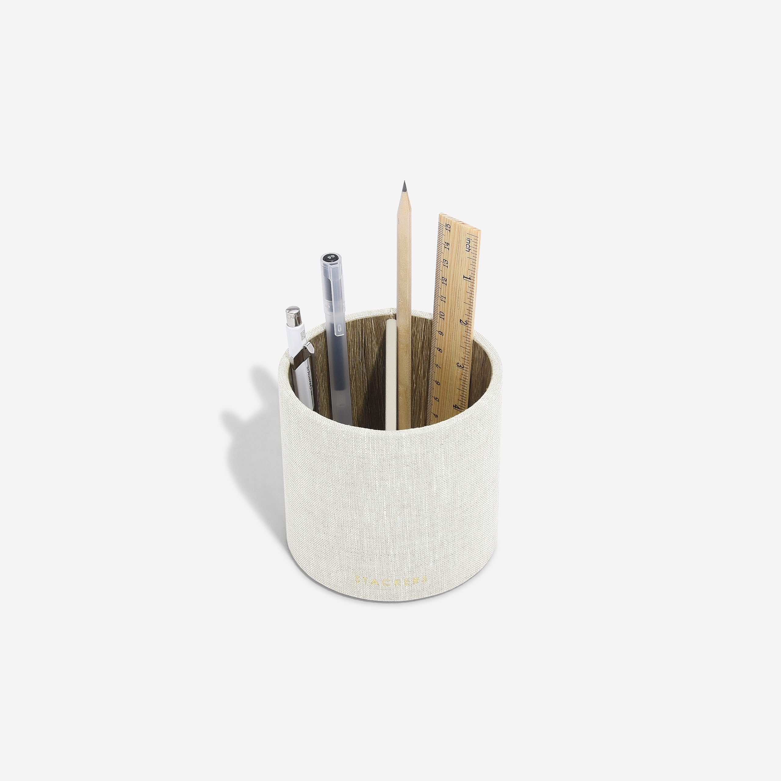 Stackers Oatmeal & Linen Pen Pot - Image 3