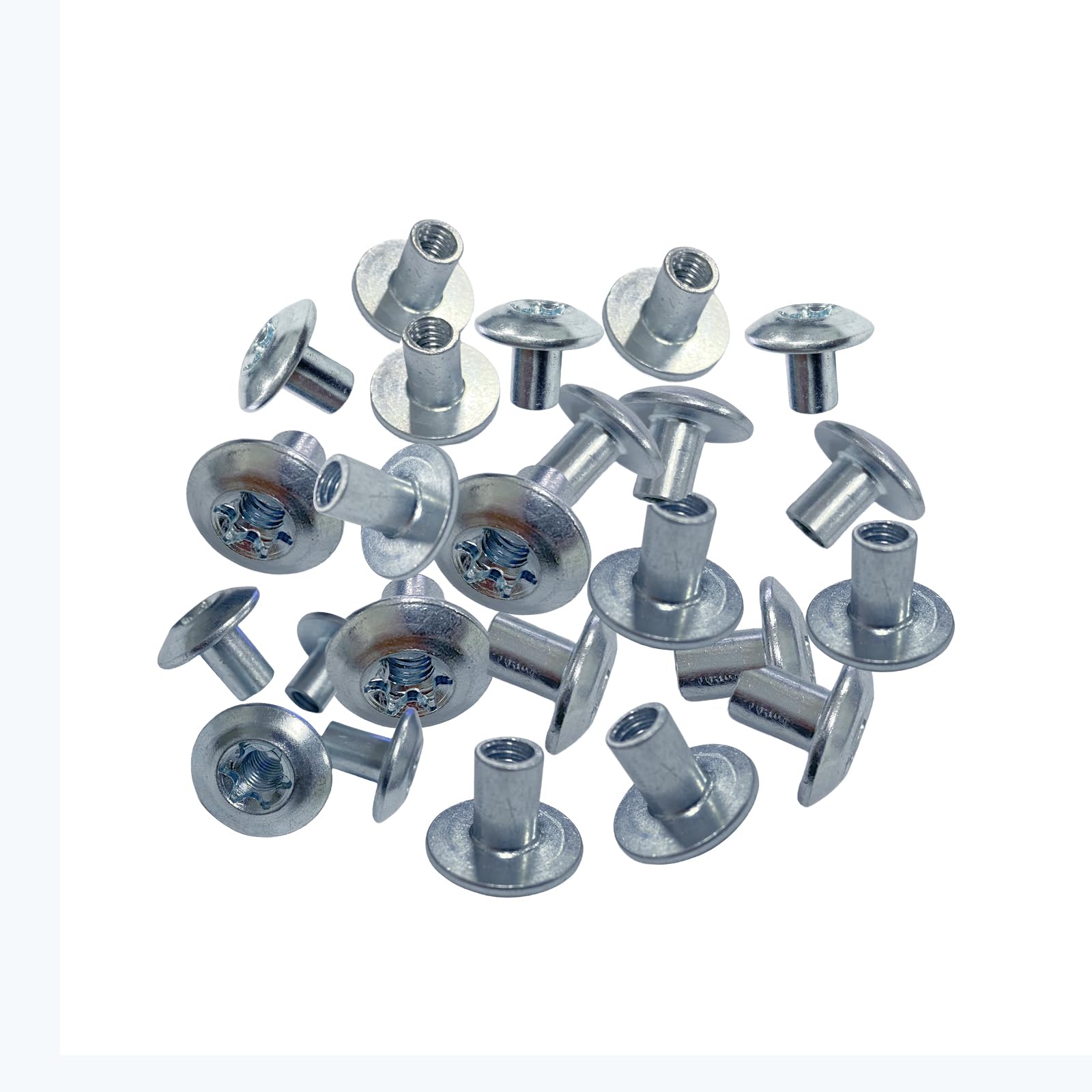 Domed Head Nut Torx Barrel 5/16" Thread Cargo Trailer Door Latch - Cargo Trailer Door Hardware (24 Pack)