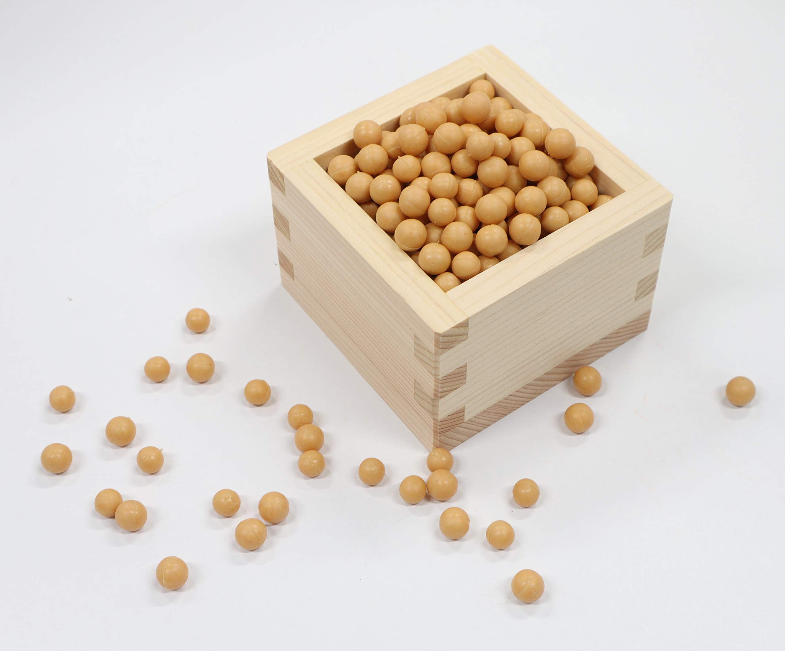 Amazon.co.jp: 食品サンプル 大豆（枡付き） 150g 販促 ディスプレイ