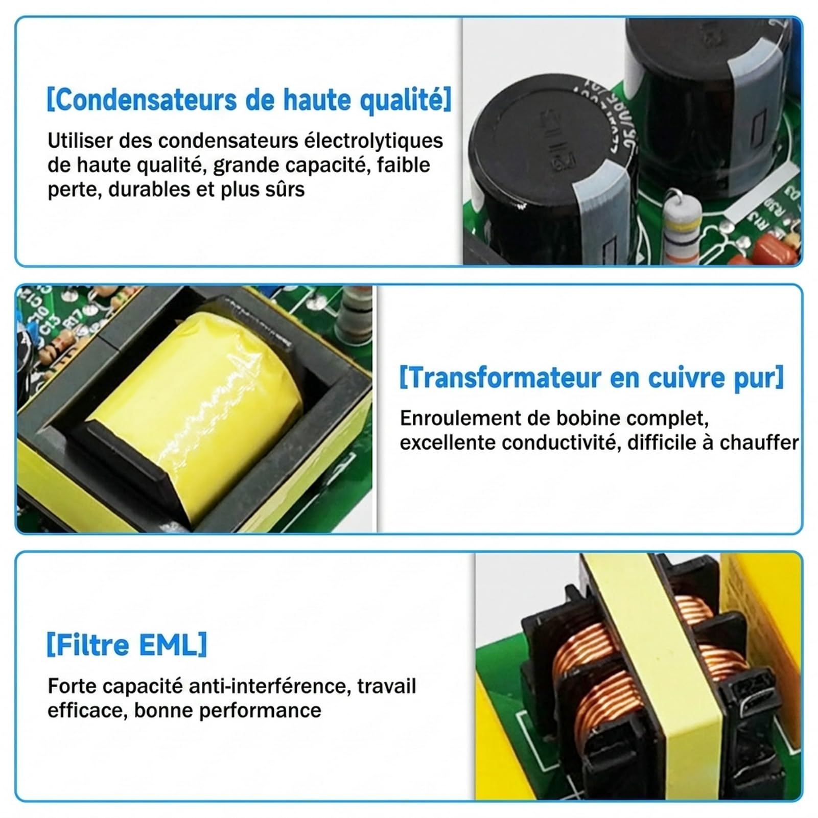 DIN Power 240W Rail switching power 24V Bloc d'alimentation pour Entrée AC 100-220V 2.4A, Sortie DC 24V 10A Plusieurs fonctions de protection Modèle industriel NDR-240W-24V.