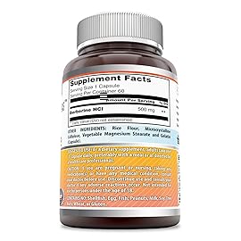 Amazing Formulas Berberine 1000mg Per Serving 60 Capsules Supplement | Non GMO | Gluten Free | Made in USA