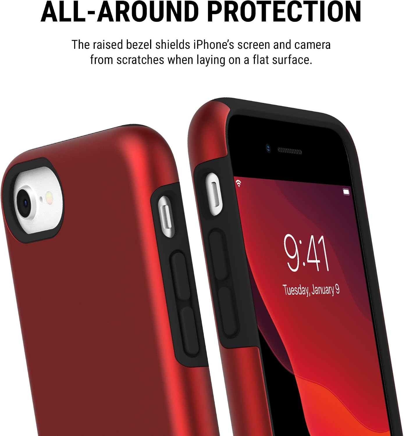 Incipio IPH-1465-RBK Apple iPhone 6 / 6s / 7/8 DualPro Case - Iridescent Red