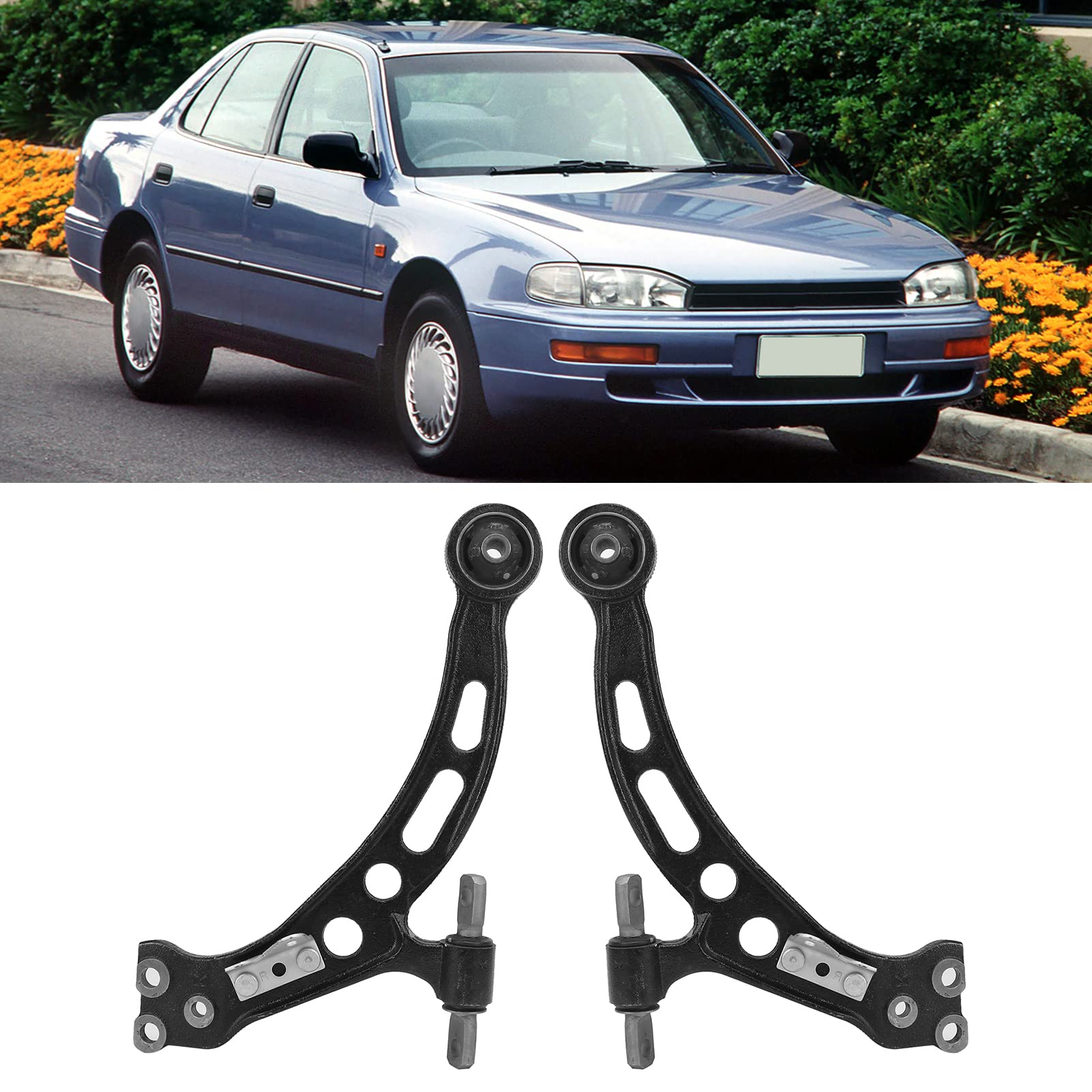 Cocoarm Para Przednich Dolnych Wahaczy Sterujących Stop Stali i Guma Wahacz Po Stronie Kierowcy Pasażera 4806933020 4806833020 dla Przedniego Zawieszenia ES300 RX300 Avalon